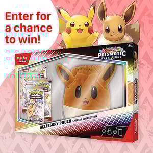 WIN this Pokémon TCG: Scarlet & Violet - Prismatic Evolutions Special Pouch Collection